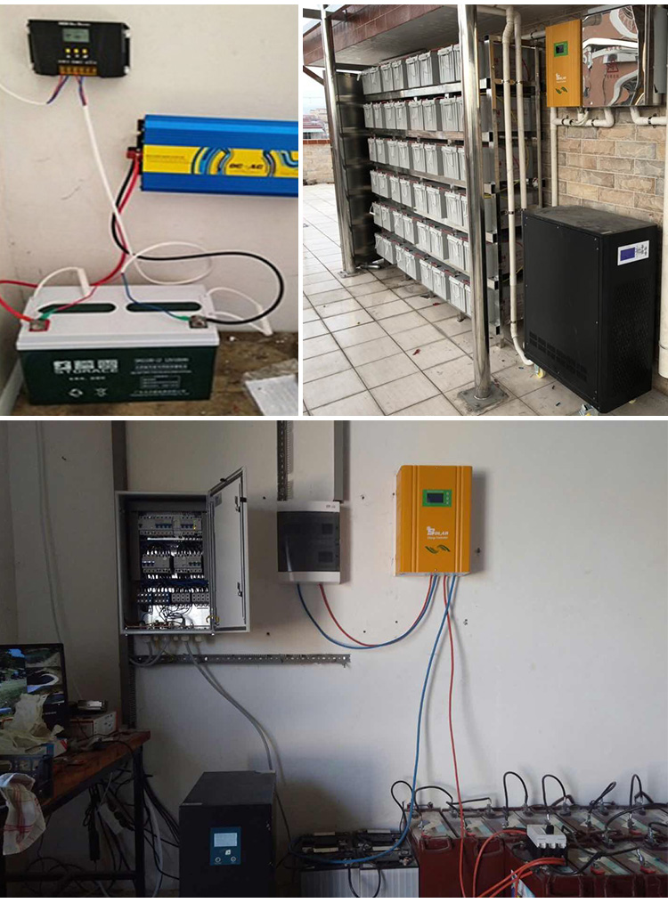 Install pwm solar and wind charge controller