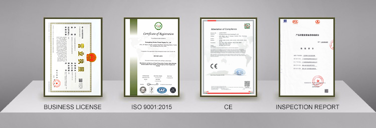 xindun certification of portable solar power generator for home