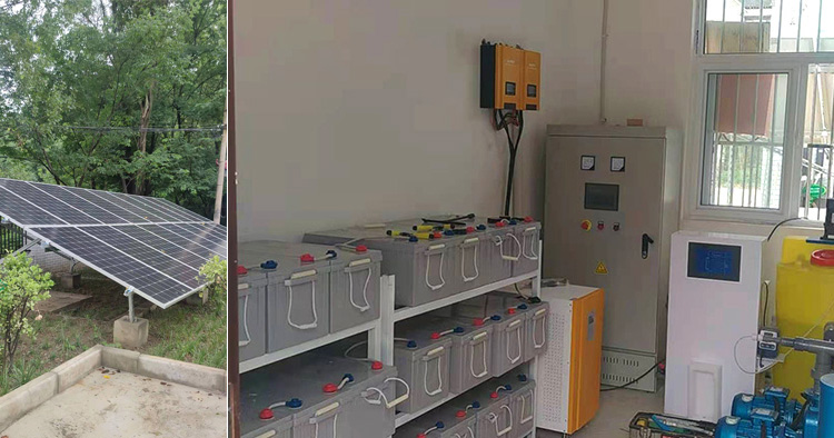10kw solar system with batteries application