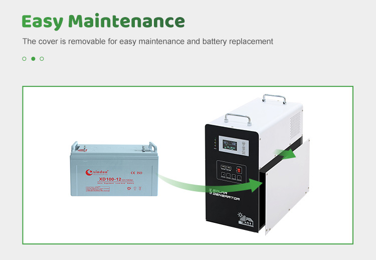 300 watt solar generator easy maintenance