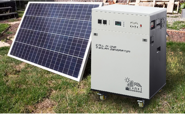home solar power generator installation