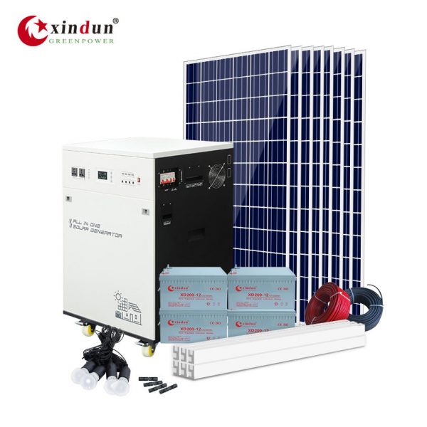 off grid rv solar power system 6000W 48V Factory