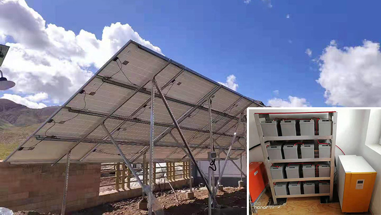 6KW china off grid solar power system in Myanmar