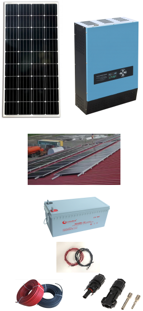 Independent Solar Power System 1000W