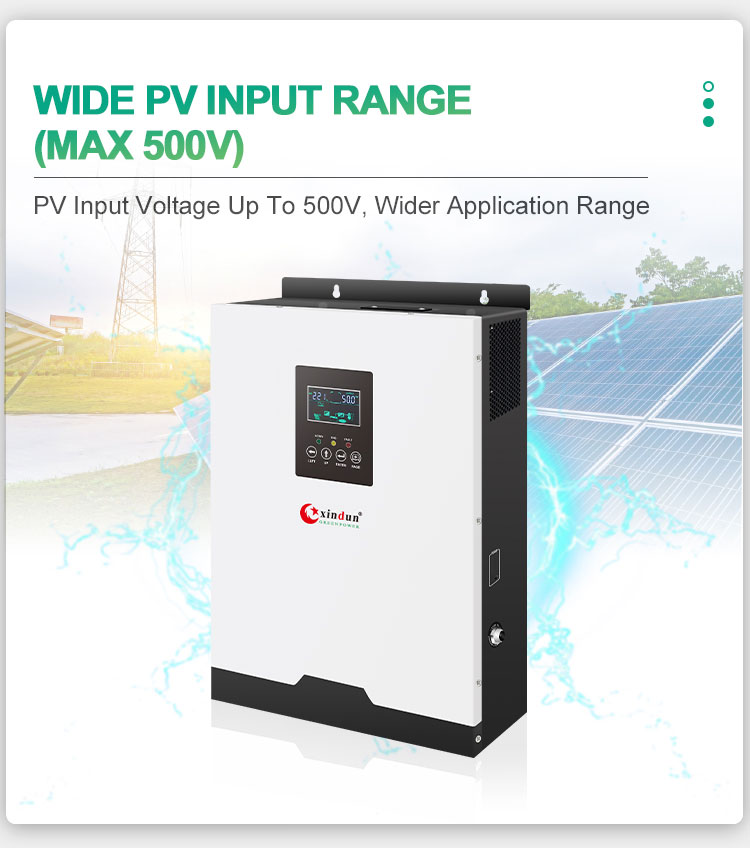 HP PRO standalone solar inverter wide PV