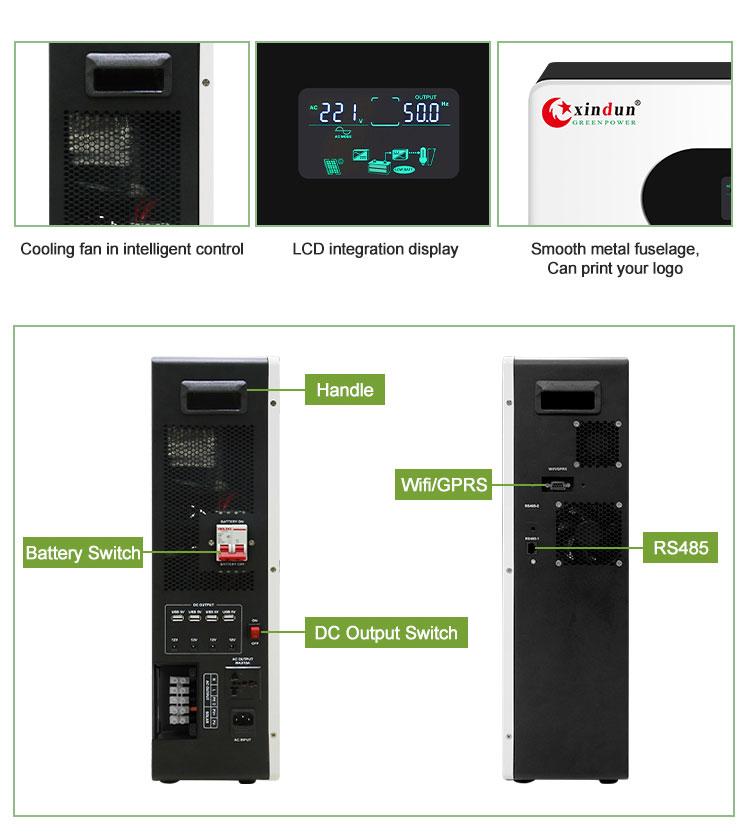 all in one solar charger inverter details